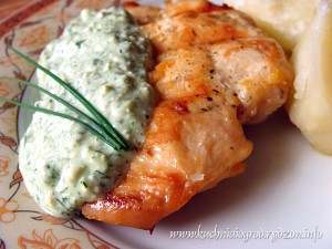 PiersiPiersi z kurczaka w zielonym sosie