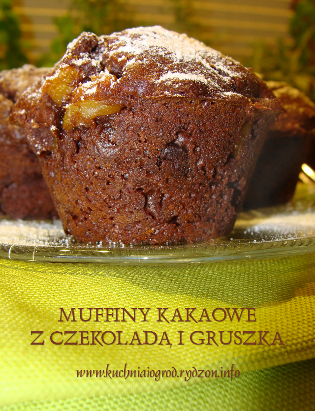 muffiny z gruszką